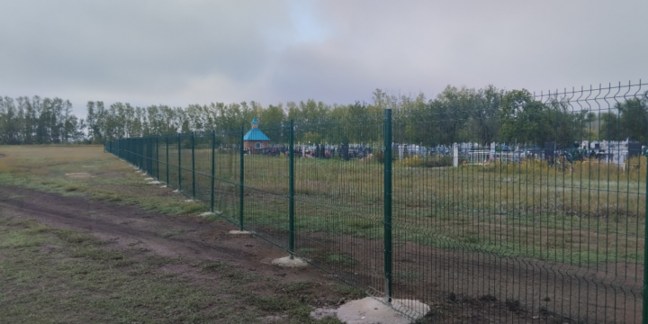 Обустройство места захоронения (кладбища) в с. Логиновка Павлоградского муниципального района Омской области (2024г.)